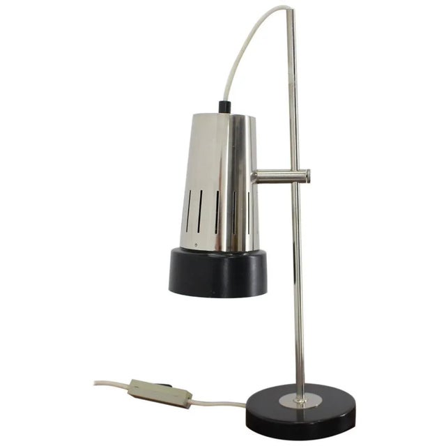 Silver German Table Lamp, 1980s For Sale - Image 8 of 8