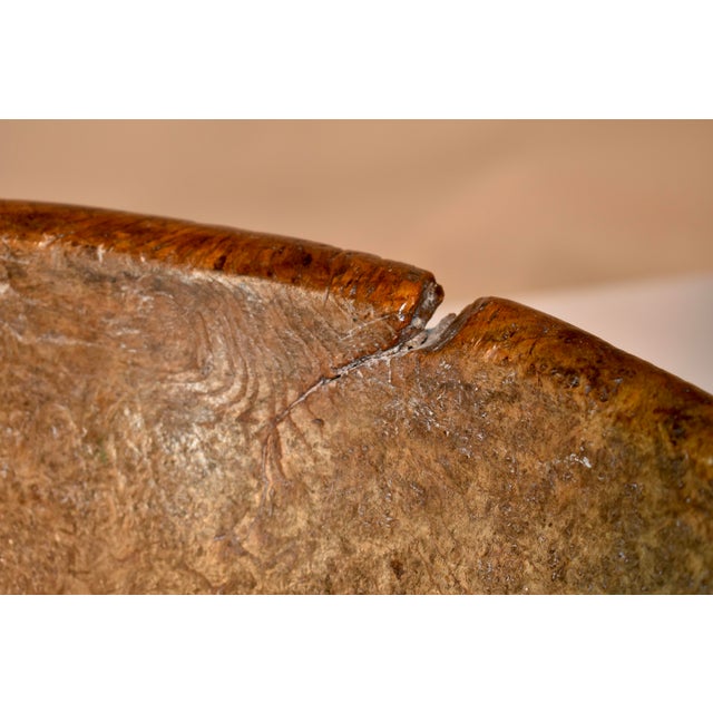 Brown 18th Century Very Large Burl Bowl For Sale - Image 8 of 11