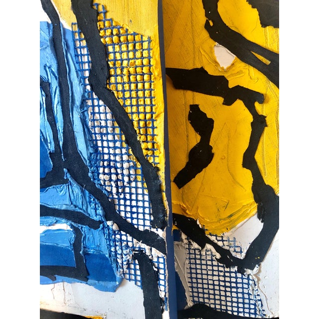 Judy Rifka, Judy Rifka, Abstract Expressionist Oil Painting MIxed Media 3D Construction, 1983 For Sale - Image 16 of 16