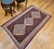 Mid 20th Century Vintage Persian Senneh Kilim, Flat-Woven Wool Rug, Paisley Pattern, Ivory & Black, 3x6 For Sale - Image 5 of 15