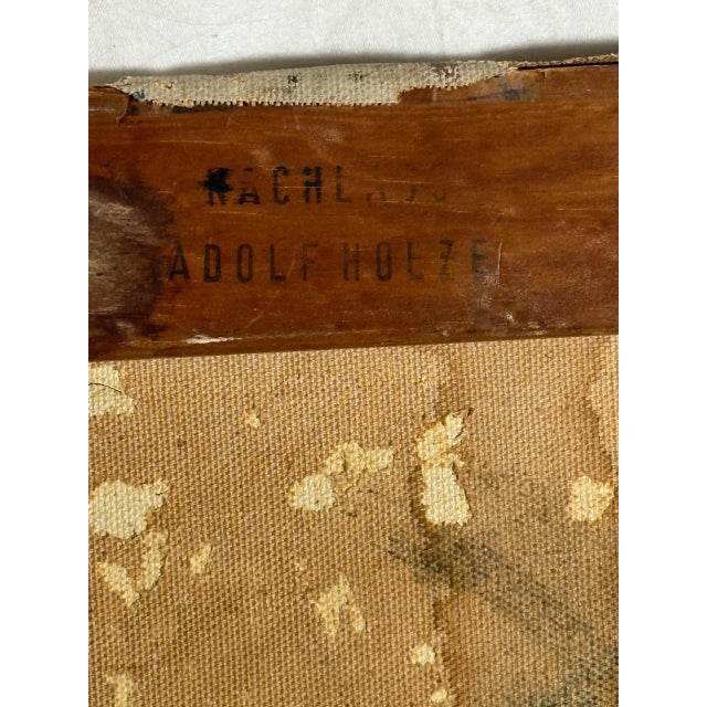 Post Impressionist Painting Reclining Nude by Adolf Hoelzel (1854-1934) For Sale - Image 11 of 11