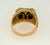 1960s 1960s Cat’s Eye Chrysoberyl and Diamond Owl’s Head Ring in 14k Yellow Gold, 7.5 For Sale - Image 5 of 6