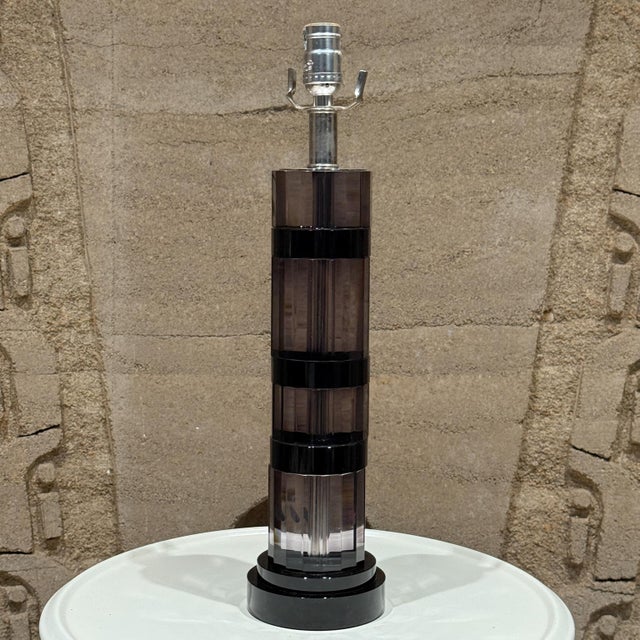 Glass Crystal Table Lamp by Ralph Lauren For Sale - Image 7 of 10