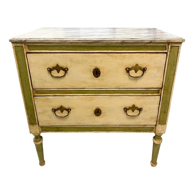19th Century Painted Commode For Sale