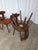 Vintage Tyrolean Dining Chairs with Red Fabric Seats, 1970s, Set of 4 For Sale - Image 11 of 18