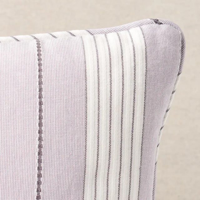 This pillow features Audrey Stripe with a self welt finish on a bias. Charming and casual, Audrey Stripe is full of sweet...