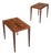 Side Tables in Rosewood by Severin Hansen for Haslev, Denmark, 1960s, Set of 2 For Sale