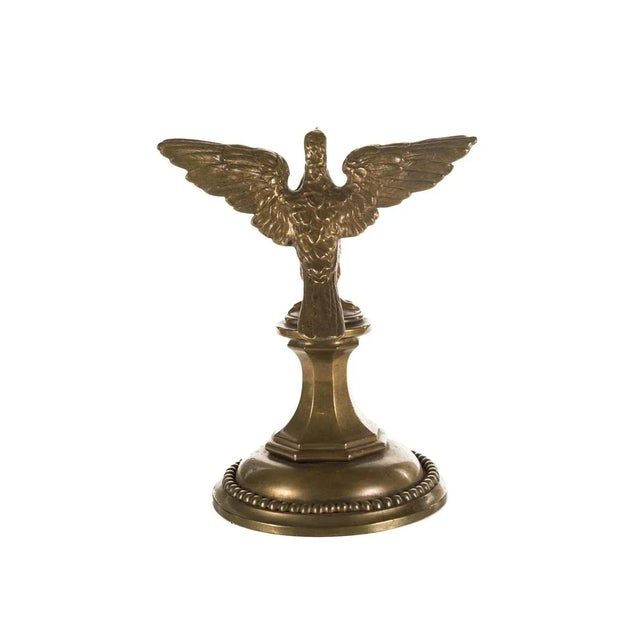19th Century Federal Bronze Eagle Finial For Sale - Image 4 of 9