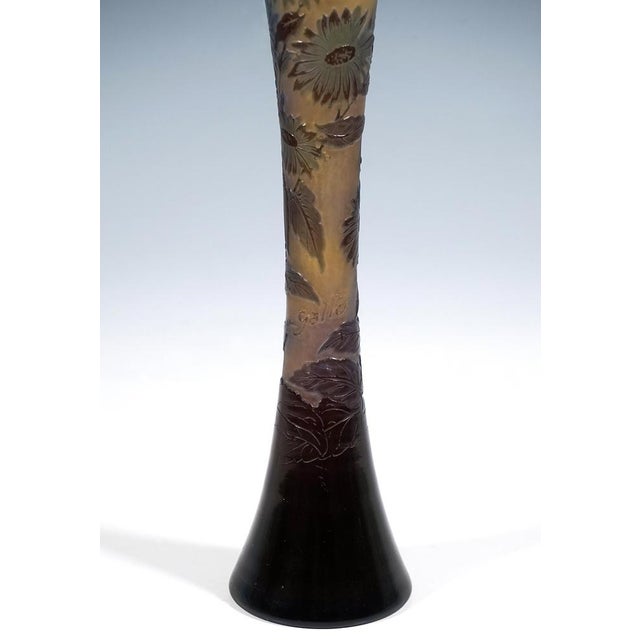 Art Nouveau Cameo Vase by Emile Galle, France, 1910 For Sale - Image 6 of 8