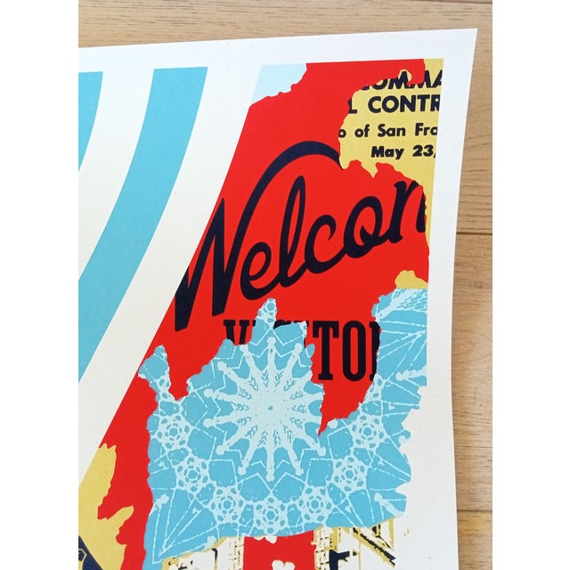 Shepard Fairey (Obey), Welcome Visitor, 2017, Screenprint For Sale - Image 12 of 15