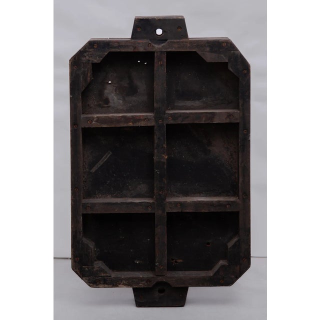 Vintage French Industrial Wooden Foundry Mold, 1950s For Sale - Image 6 of 7