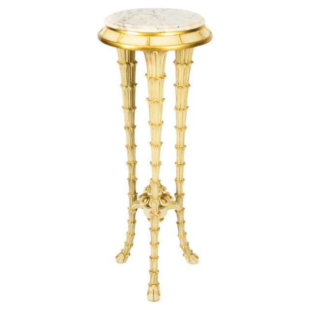 Mid-Century Hollywood Regency Painted Pedestal For Sale - Image 13 of 13