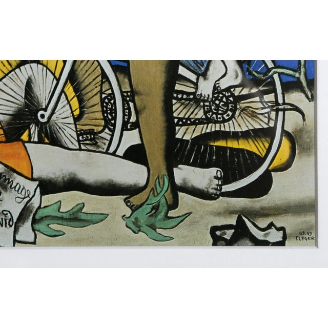 Cubism Leisures on Red Bottom, Fernand Leger Poster For Sale - Image 3 of 4