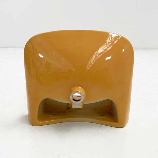 Vintage Round Mustard Sink from Keramag Keravit, 1980s For Sale - Image 3 of 11