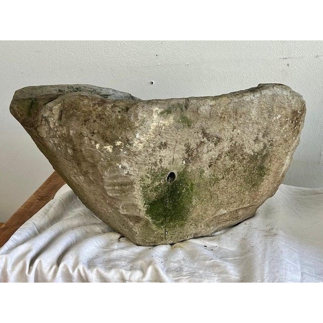 Greige Pair of Organic Rock Planters C. 1960's For Sale - Image 8 of 10