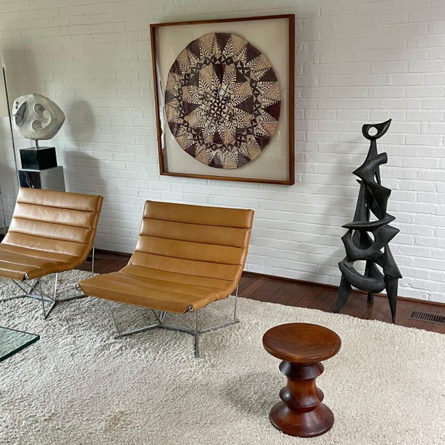 Framed Samoan Tapa Cloth For Sale In Chicago - Image 6 of 9