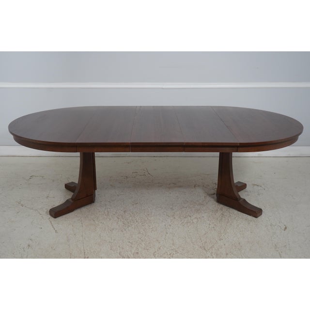 Stickley Round Mission Oak 52 Inch Dining Room Table For Sale - Image 10 of 18