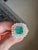 Set in 18k Gold, Zambian Emerald, Freshwater Pearls & Diamonds Cocktail Ring, Size 6.5 For Sale - Image 9 of 10
