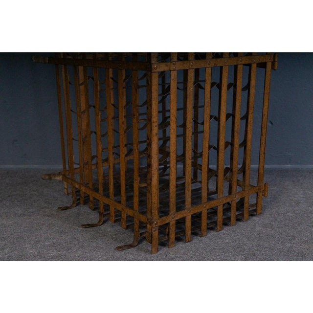 Vintage Steel Wine Rack For Sale - Image 17 of 18