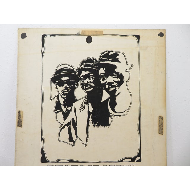 Rare Important 1971 Black Women's League Photography Competition 2 Sided Poster ~ Carboard Flyer Art Sign For Sale - Image 10 of 15