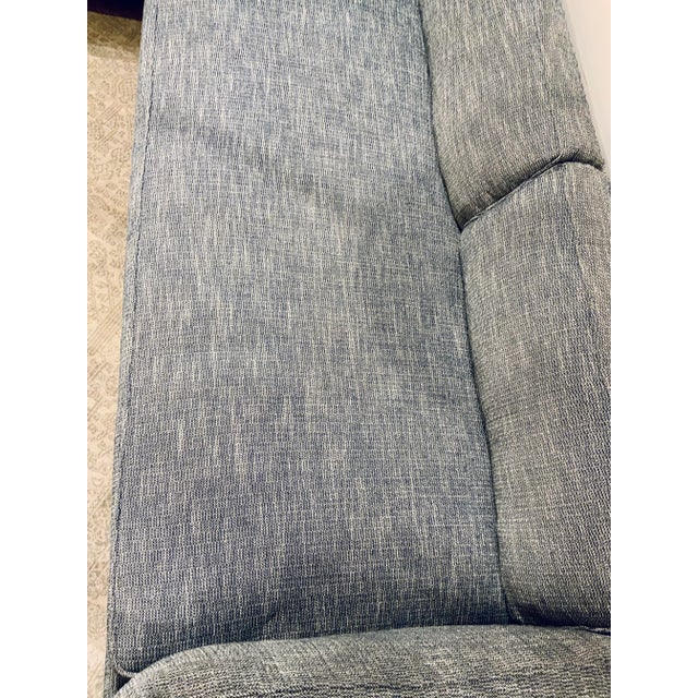 2020s Modern Two Piece Blue-Gray Sectional Sofa For Sale - Image 5 of 6