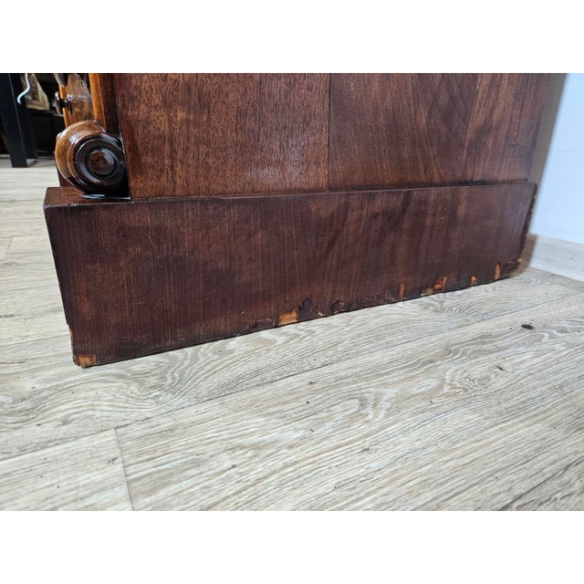 Biedermeier Chiffonier Chest of Drawers in Mahogany, 1800s For Sale - Image 12 of 18