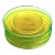Mid 20th Century Murano Glass Venetian Hand Blown Luminescent Yellow Plates With 24k Gold- Set of 12 For Sale