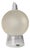 Murano Glass Table Lamp in Geometric Cone and Frosted Sphere by Itre, Venice, 1980s For Sale