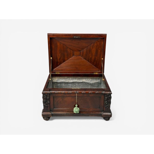 Traditional Late 18th / Early 19th Century Wine Cooler, Cellarette, Rosewood, Regency Lead For Sale - Image 3 of 17
