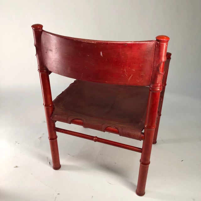 Billy Haines Style Faux Bamboo Chairs - a Pair For Sale In Los Angeles - Image 6 of 12