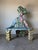 Mid-Century Modern 1980s Vintage Handmade Sculptural Art Garden Bench – Signed For Sale - Image 3 of 12