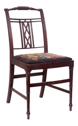 Edwardian Sheraton Style Side Chair