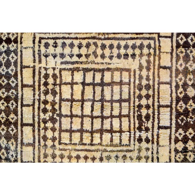 A fantastic 19th century Persian Gabbeh rug with an amazing composition of geometric patterns including diamonds, squares,...