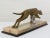 Stone French Art Deco Marble Spelter Greyhound, 1930s For Sale - Image 7 of 10