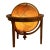 Antique Illuminated Globe on Wooden Stand — French, Early 20th Century For Sale