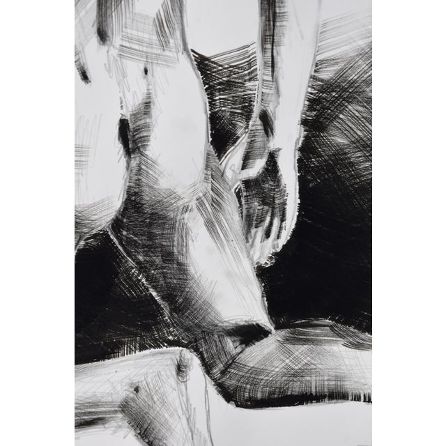 Black Christian Bauer, Rafi, Male Nude, 1990s, Ink For Sale - Image 8 of 11