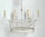 Shabby Chic Vintage Regency Wire Basket Six Arm Chandelier For Sale - Image 3 of 6