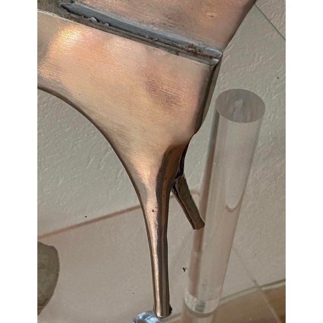 Sculpture of a Horse in Silver-Plated Metal, 1980s For Sale - Image 13 of 18