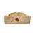 Large Carved Wood Monstera Leaf Sculpture With Gold Paint For Sale In New York - Image 6 of 6