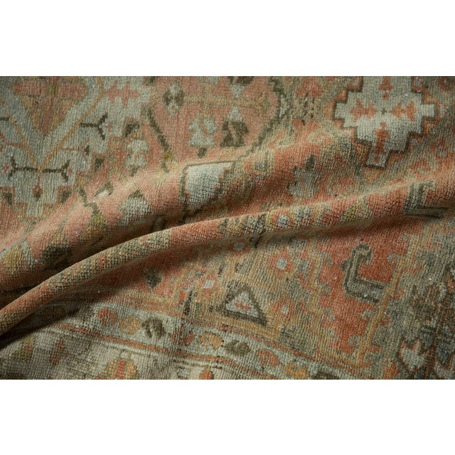 1960s Vintage Persian Veece Hexagonal Medallion Wool Rug For Sale - Image 11 of 11