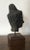 Antique Bronze Bust of Buddha Mounted on a Wood Stand For Sale - Image 9 of 11