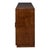 Contemporary Parquet Sideboard, 86" - Warm Brown Walnut with Square Brass-Tone Pulls For Sale - Image 4 of 12