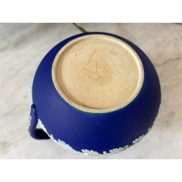Ceramic Small Antique English Wedgwood Jasperware Pitcher For Sale - Image 7 of 8