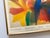 Metal Morris Louis Vintage 1992 Lithograph Print Mid Century Modernist Framed Abstract Expressionist Museum Poster " Point of Tranquility " 1959 For Sale - Image 7 of 14