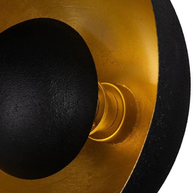 Sigmund Table Lamp, Black and Gold For Sale - Image 4 of 5