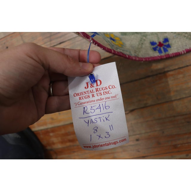 Zabihi Collection Mid-20th Century Dazzling Turkish Anatolian Mat Size Rug For Sale - Image 4 of 6