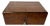 Antique English Victorian Burl Wood Traveling Writing Slope / Lap Desk For Sale