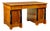 Swedish Empire Revival Birch Pedestal Desk, 1910 For Sale