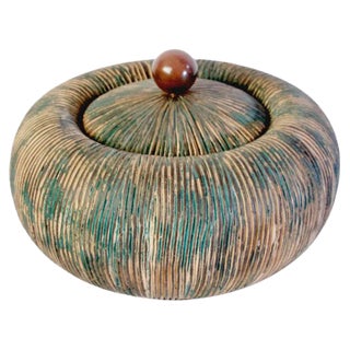 Mid-Century Lidded Bowl from Ceramiche Batignani, Italy For Sale
