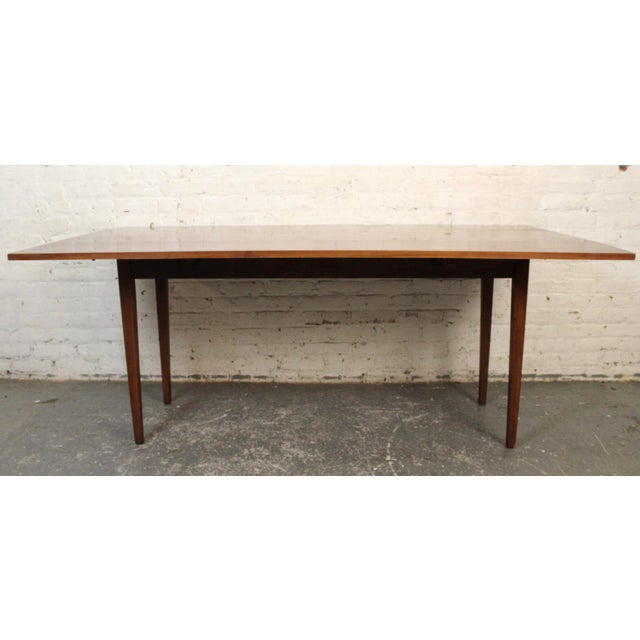 Mid 20th Century Henkel-Harris Co. Solid Wild Black Cherry Drop-Leaf Table For Sale - Image 11 of 18